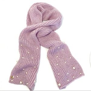 Betsey Johnson Scarf Muffler Pearl Jam Orchid
